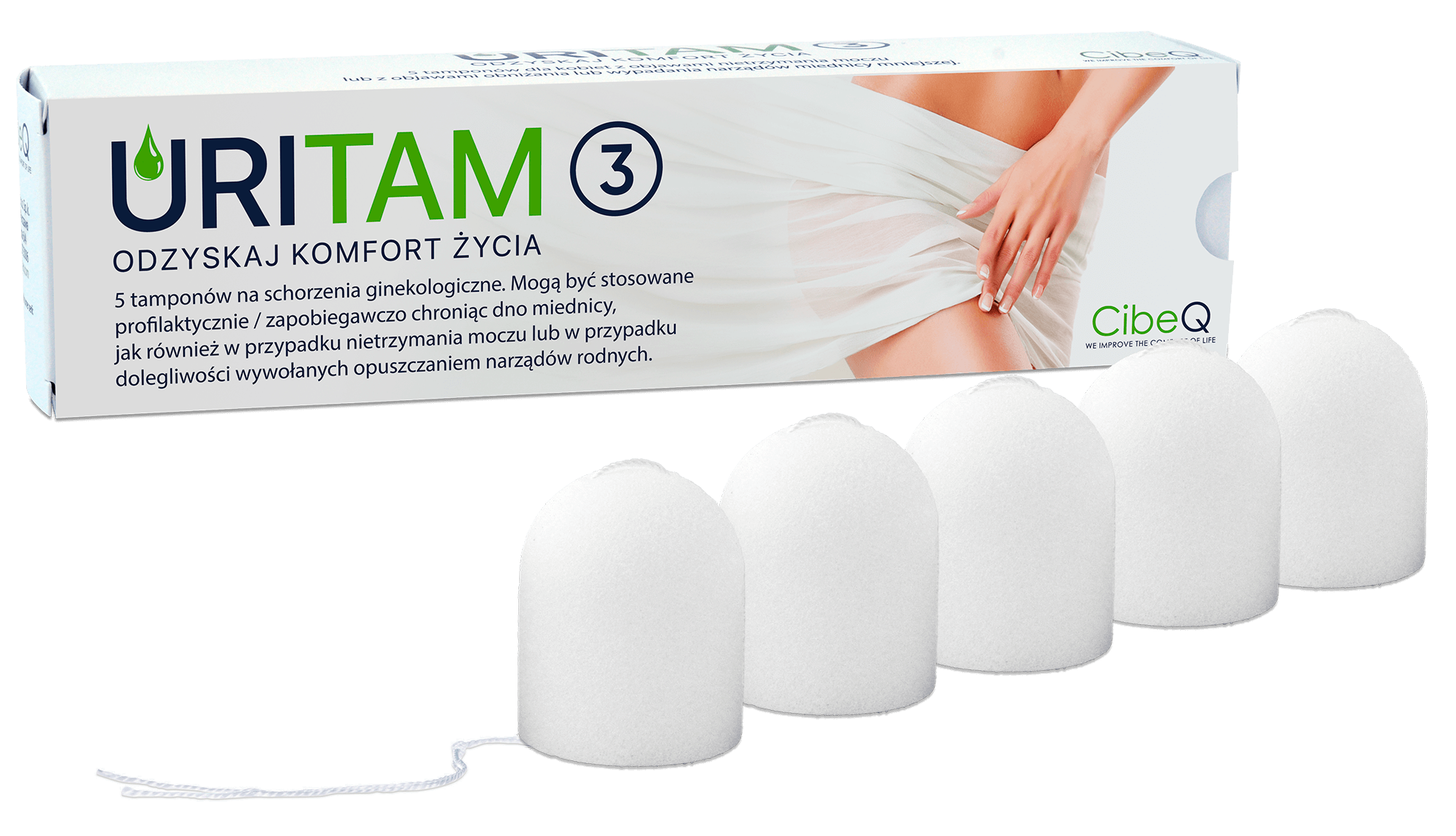 Tampons Uritam - Size 3 - 5 pcs. 1 Sklep Uritam tampony i produkty dopochwowe